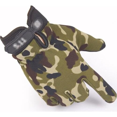 Full finger gloves non-slip tactical breathable mountaineering riding lightweight breathable outdoor fishing hiking gloves prote