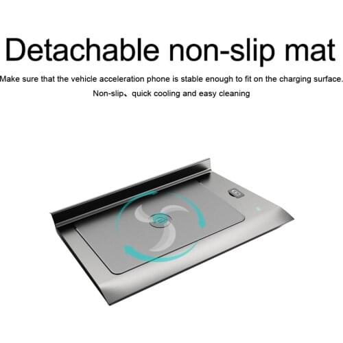 QI Car Wireless Charger For Volkswagen Tharu 2019 Intelligent Infrared Fast special Wireless Charging Car Phone Holder to iphone