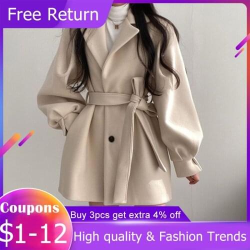 Женские пальто с поясом Rosetic China At AliExpress