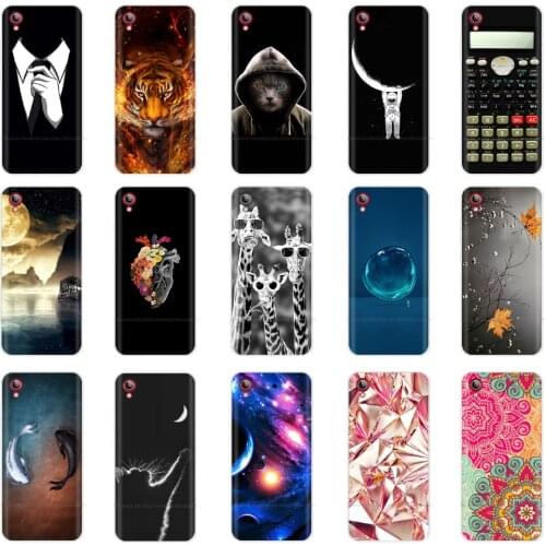 For Vivo Y91C Case 6.22" Soft Clear TPU Print Silicon Case for Vivo Y91c Y91 C Back Cover for Vivo Y91i Phone Case Bumper Coque