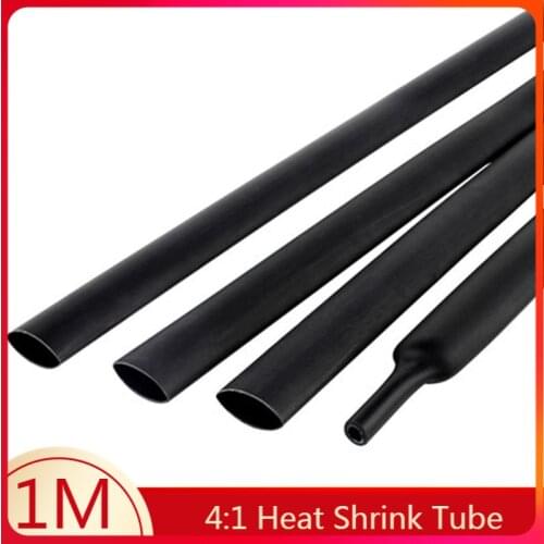 4:1 Heat Shrink Tube 4mm to 32mm with Adhesive Glue Lined Dual Wall Heatshrink Tubing cable Sleeving Wrap Wire kit