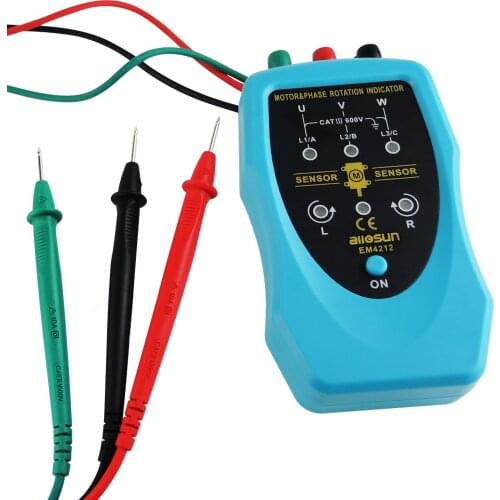 Three Phase Rotation Sequence Indicator Motor Conveyors Pumps Power Line System