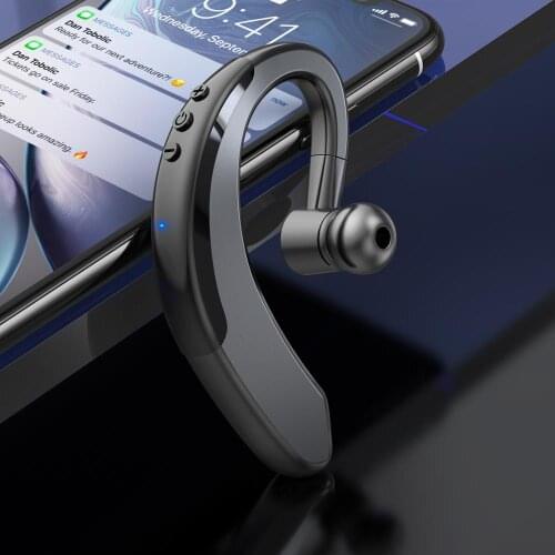 New TWS Bluetooth5.0 Wireless Earphone with Microphone Earhook Business Sport Headset for Support IPhone Huawei Xiaomi Samsung