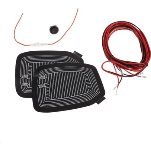 Universal Quick Warm 12V Car Side Mirror Glass Heater Heated Defogger Pad Mat