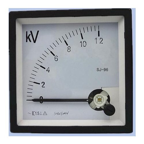 1Pcs J-96 10KV/100V voltmeter CP-96 SQ-96 JY-96 SE-96 96*96mm