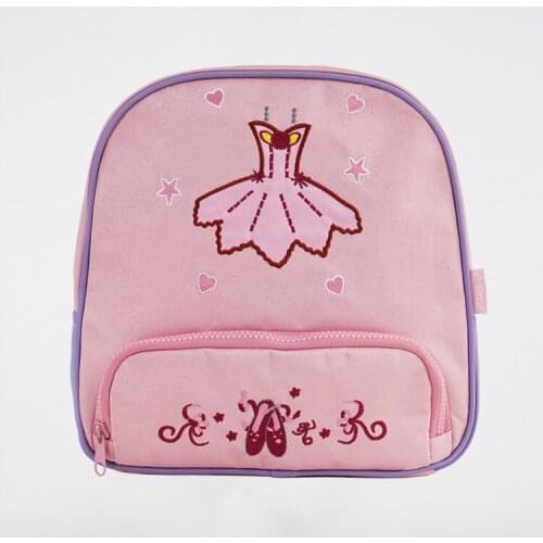 2-15Y Pink Ballet Backpack Bag Canvas Child Ballet Dance Bag Ballerina Bag Kids Dancers Handbag For Girls Dancers School Bags