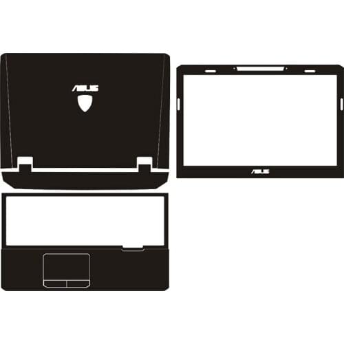 Special Laptop Carbon fiber Vinyl Skin Stickers Cover guard For ASUS G55 G55VW 15.6-inch