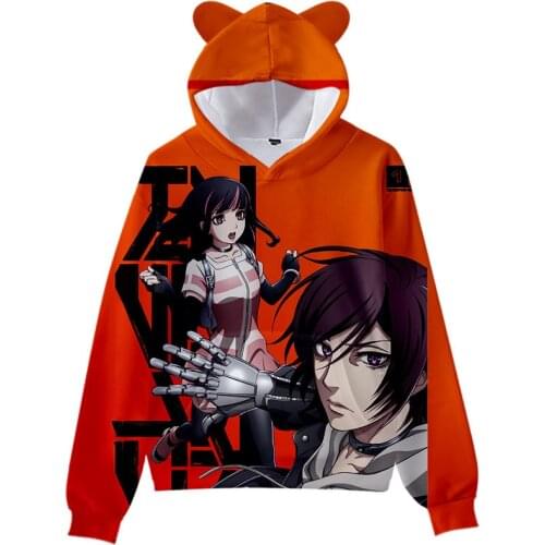 2020 New Arrival 3D Print Akudama Drive Hoodies Boys/Girls Cat ears Hoodie Sweatshirts Hooded Autumn Winter Tracksuit Polluver
