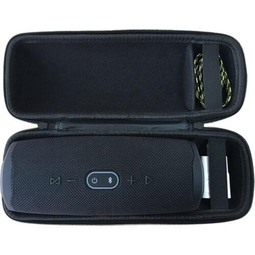 New Portable Hard Travel Zipper Bag Storage Case Cover For JBL Charge 4 Charge4 Wireless Bluetooth Speaker Fits USB Plug&Cable