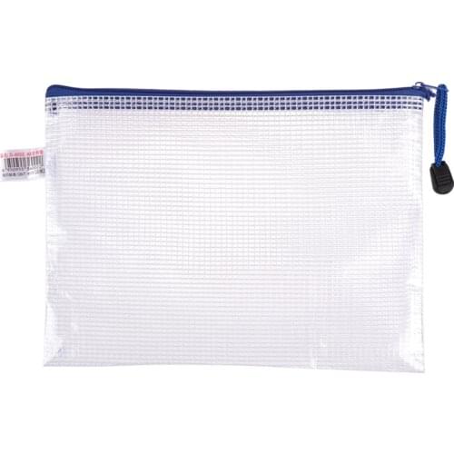 Zipper File Organizer Folders Pvc Bag Portfolio Paper Storage Office Organizers Stationery Storage Folder File Folder Waterproof