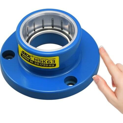 HSK63 Tightening Fixture 16 Pcs Roller Bearing Type HSK63 Tool Holder Lock Seat Fit HSK63 A/B/C/D/E/F