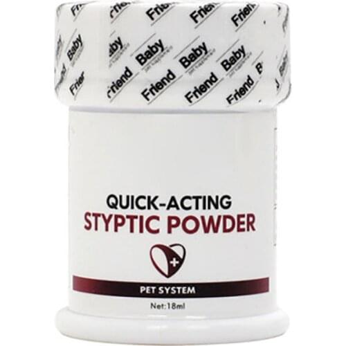 Pet Styptic Stop Bleeding Powder For Dogs Cats Birds Anti-inflammatory Antibacterial Broken Injury Traumatic Hemostatic Powder