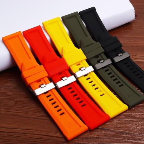 Silicone Rubber Bracelet watch band 26mm for diesel DZ4496 DZ4427 DZ4487 DZ4323 DZ4318 DZ4305 watchband mens watches strap