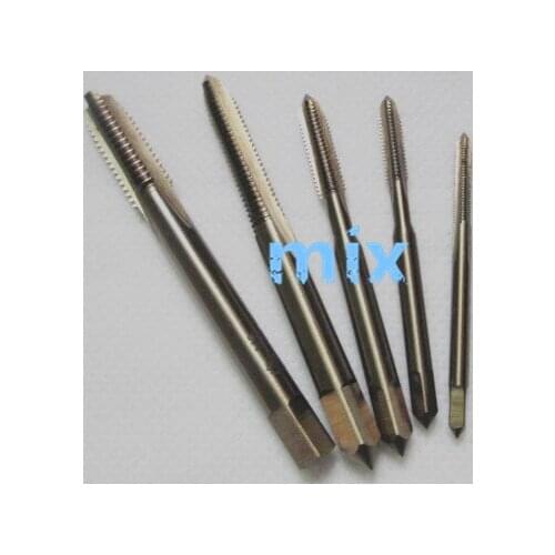 Fixmee M3/4/5/6/8 5 Types HSS Cobalt Right Hand Thread Tap for Stainless Machine Screw Thread Metric Plug Tap