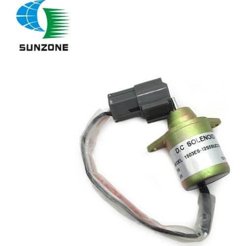 12V 24V Fuel Shutdown Shut Off Solenoid For Yanmar 119233-77932 1503ES-12S5SUC12S 1503ES-24S5SUC12S