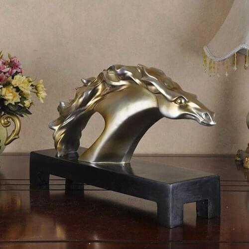 Modern home style antique silver horse Abstract Art Decoration business gifts, home accessories