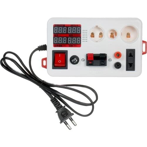 LED Power Tester Lamp Tester Box Test Clamp Electric Power Meter Electric Parameter Measurement Voltage/Current/Power Factor