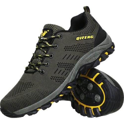 Outdoor Hiking Shoes Brand Breathable Hunting Boots Waterproof Mens Mountain Climbing Boots slip Mountain Trekking Sport shoes