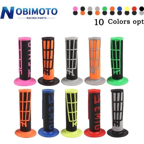 EMIG Grip Motorcycle Universal 7/8" 22mm Handlebar Grip Handle Rubber For KTM Yamaha Honda EXC SX YZF CRF Dirt Bike Enduro