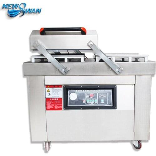 Stainless Steel Double Chamber Vacuum Packaging Machine Continuous Vacuum Packaging Machine Food Vacuum Machine TD-DZ40
