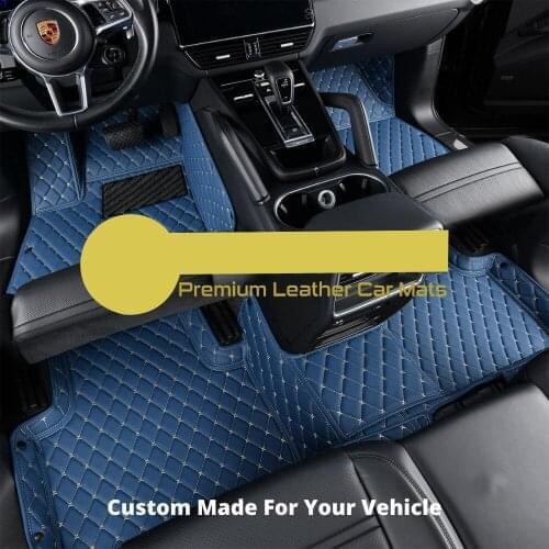 High quality Black Leather Car floor mat For suzuki swift jimny grand vitara sx4 ignis samurai baleno liana accessories