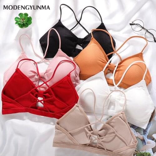 Women Super Push Up Seamless underwire Bra Gather Adjustable Girls soid Lingerie Bra 6 Color Cup Strappy Womens Bras underwear