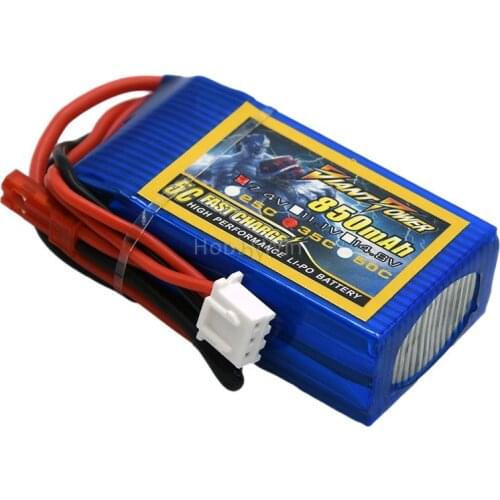 7.4V 2S 850mAh 35C LiPO Battery JST plug for RC Helicopter Model Airplane Quadcopter Racing FPV Drone