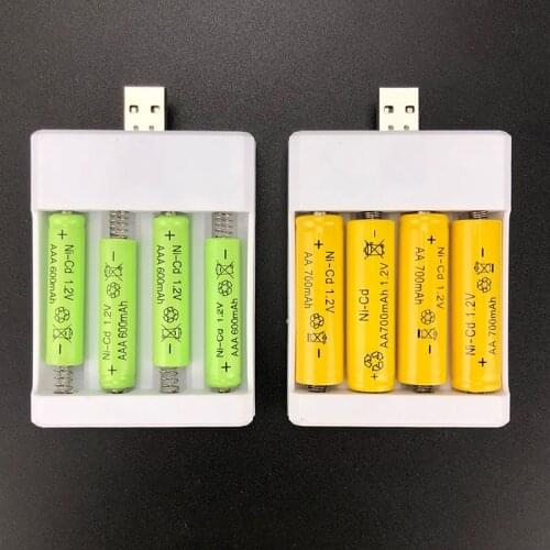 3 Solts Battery Charger Adapter USB Plug Battery Charger For Universal AA/AAA rechargeable Batteries Power Accessories