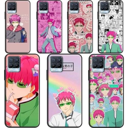 The disastrous life of saiki k Cover For OPPO Realme 8 6 7 Pro Q3 C3 C11 C15 GT Case For OnePlus 8 Pro 9 Pro 8T Nord 9R