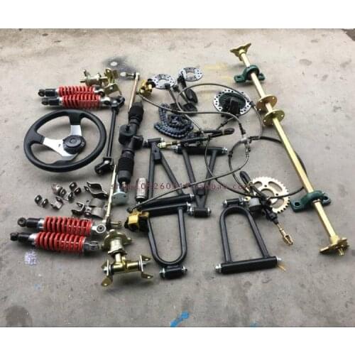 Electric Motorcycle Steel Go Kart Refitting Rear Axle Suspension Rocker Arm Rear Axle for 150/200/250/300 CC