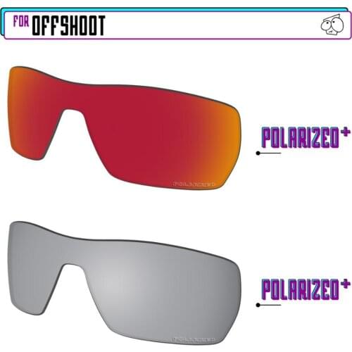 EZReplace Polarized Replacement Lenses for - Oakley Offshoot Sunglasses - Sir P Plus-RedP Plus