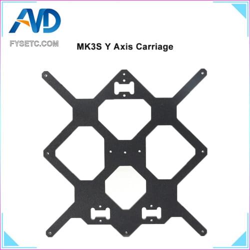 FYSETC Clone Original Prusa i3 MK3 3D Printer Aluminum Y Carriage With 3pcs clips Holding LM8UU For Prusa i3 Voron Switchwire