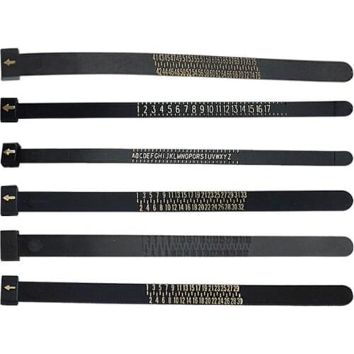 Measuring Finger Standard Ring Circle US/Hong Kong/Japan/Europe/UK Tape Ruler Jewelry Accessory Measure Gauge Tool