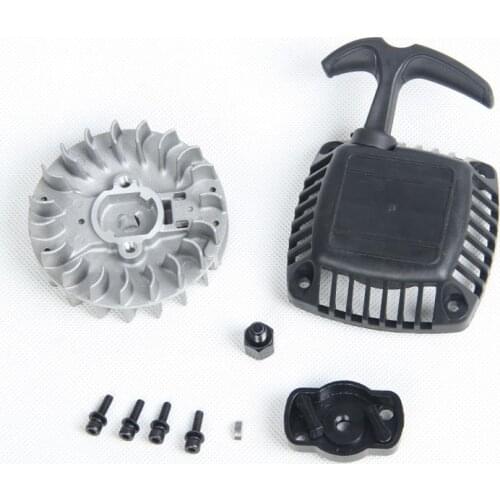 Easy to start hand puller with magnetic flywheel set for 2-stroke gasoline engine fits LOSI 5IVE-T DBXL ROVAN KM BAJA 5B 5T