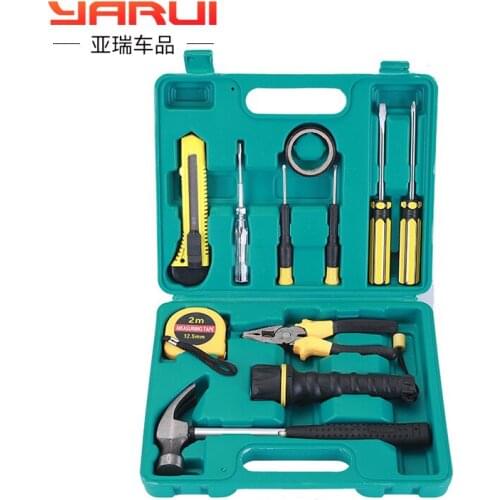 12-piece family car insurance gift set hardware toolbox repair kit 8012S