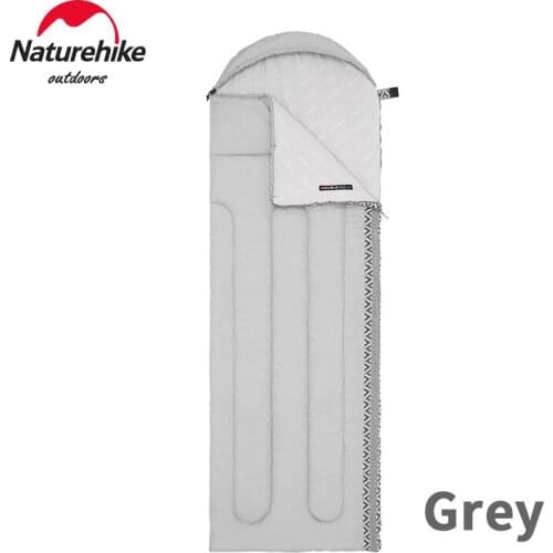 Naturehike 1.5kg Ultralight Cotton Sleeping Bag 1-2 Persons Envelope Style Spliceable Spring/Summer Sleeping Bag Outdoor Travel
