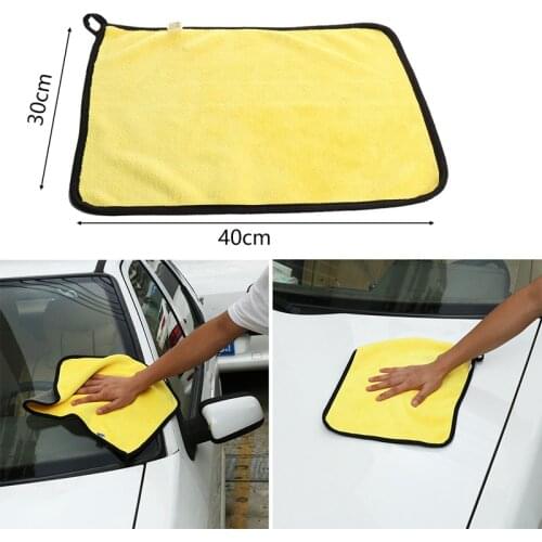 2018 new 30 * 40cm car wash with microfiber towel drying cleaning cloth for Kia Rio K2 K3 K5 K4 Cerato,Soul,Forte,Sportage R