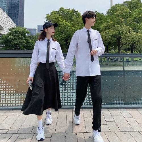 2021 new pair preppy suit couples clothes couples clothing