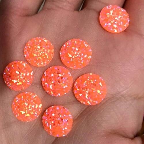 New 144pcs/Lot 12mm Resin Rhinestones Jelly AB Colors Round Flatback Rhinestones Beads Scrapbooking Crafts Jewelry Accessories