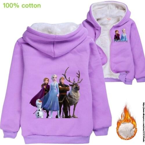 New 3D Printed Frozen Elsa Kids Hoodie Baby boy&gril Long Sleeve kids Hoodies Hip-hop Tops warm Jacket