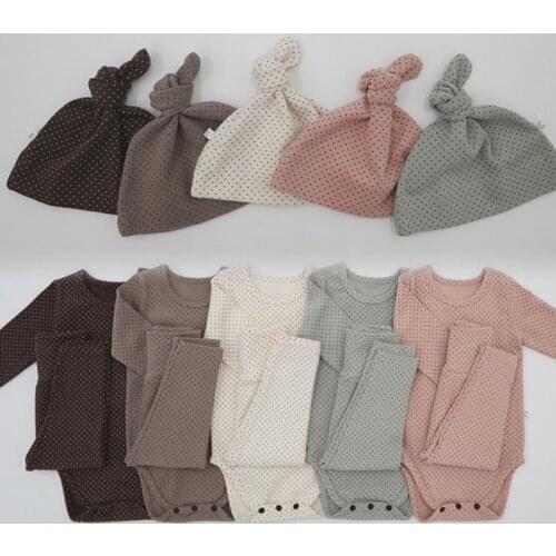 Autumn Infant Baby Girls Clothes Set Cotton Long Sleeve Baby Bodysuit +Pant Toddler Boy Outfits Spring Newborn Romper Clothing