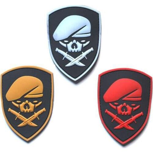 A New Spot Outdoor Fan Skeleton Soldiers Pvc Armband Waterproof Disposable Military Badges free delivery
