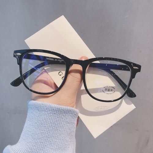 Transparent Myopia Glasses Finished Men Women Black Eyeglasses Prescription Shortsighted Eyewear -1.0-1.5-2.0-2.5-3.0 To-6.0