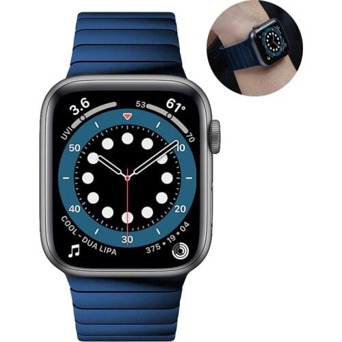 Stainless steel Strap For Apple Watch band 44mm 42mm iwatch band 40mm/38mm butterfly buckle bracelet for apple watch 6 SE 5 4 3