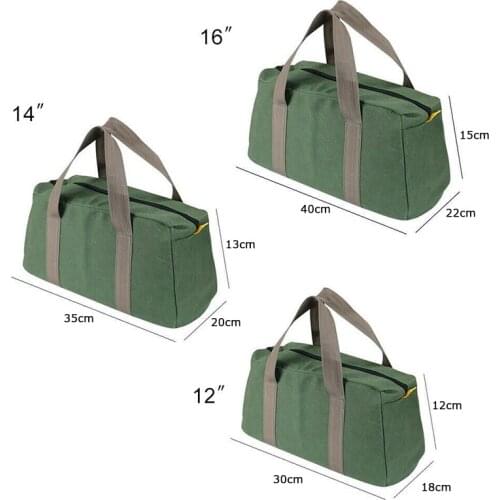 Zipper Bag Small Hand Tool Pouch Tote Storage Organizer Portable Large Capacity D1