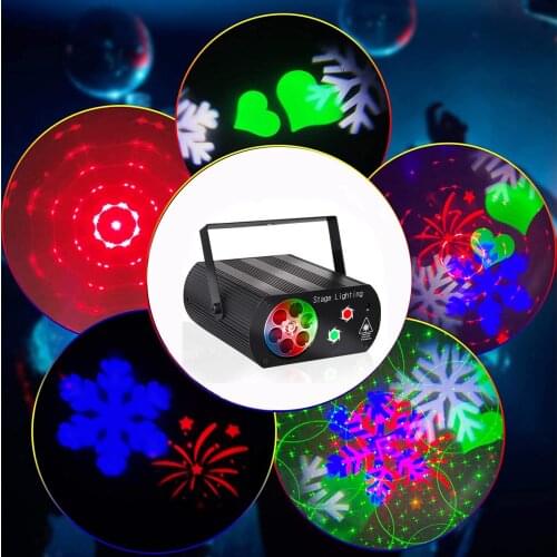 Effect Lighting LED Light Disco Stage DJ Birthday Home Decoration Gifts Aluminium Alloy Laser Light