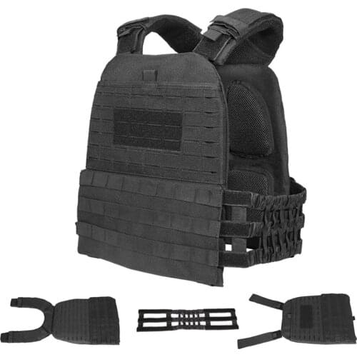 Tactical Vest Lightweight Combat Armor Vest Plate Carrier Military Weight-bearing Training Vest for Hunting Paintball Equipment