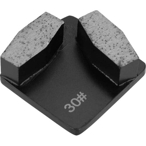 Trapezoid Diamond Whetstone Sharpener Segmented Concrete Metal Grinding Disc Grit 30 for Terrazzo Floor Grinder