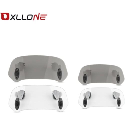 UNIVERSAL MOTORCYCLE RISEN ADJUSTABLE WIND SCREEN WINDSHIELD SPOILER AIR CLIP ON WINDSCREEN DEFLECTOR FOR YAMAHA TDM900 A