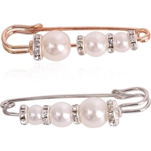 Vintage Crystal Brooch Pin Dress Rhinestone Decoration Buckle Jewelry Brooches For Men Women Broche Hijab Pins Accessories Gift